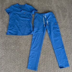 Women’s Figs Scrub Set - Ceil Blue - Size XXS